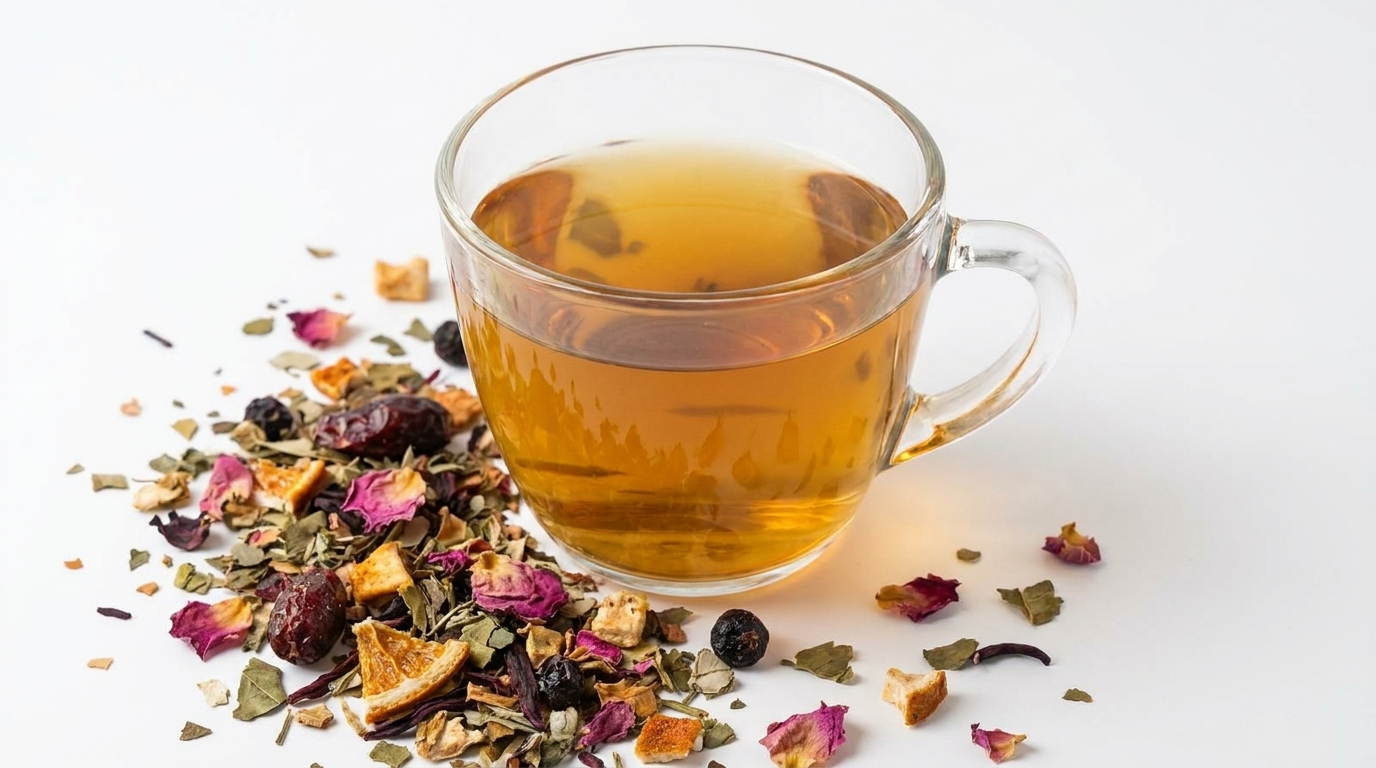 Kräuter Tee Immunstark Mit Zink Und Vitamin C