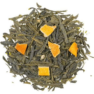 Sencha Orange - Natürlich Aromatisierter Grüner Tee